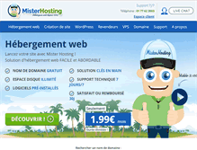 Tablet Screenshot of mister-hosting.com